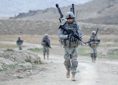 солдаты, военный, Афганистан, M82A1 - случайные обои для рабочего стола