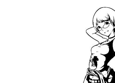 Персона серии, Persona 4, простой фон, аниме девушки, Сатонака Чи - обои на рабочий стол
