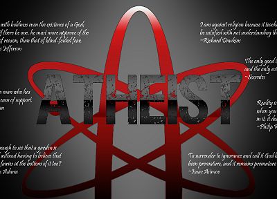 текст, цитаты, атеизм - обои на рабочий стол
