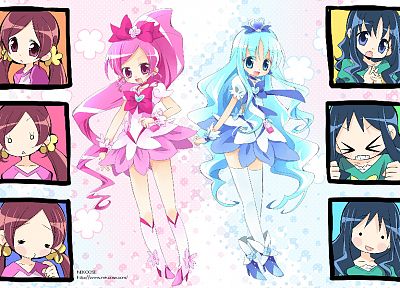 Pretty Cure, Heartcatch Довольно Cure, Precure, Лечение морской, Cure Blossom - обои на рабочий стол