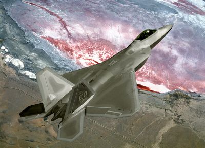 самолет, военный, F-22 Raptor, самолеты, транспортные средства - оригинальные обои рабочего стола