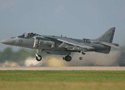 самолет, военный, лунь, транспортные средства, AV-8B Harrier - случайные обои для рабочего стола