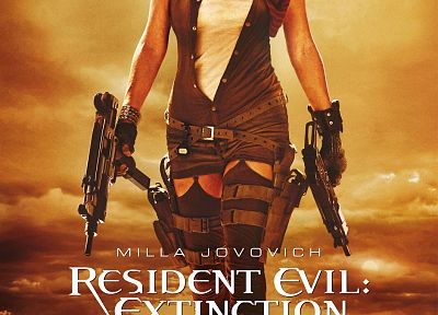 Resident Evil, Милла Йовович, Resident Evil : Extinction - случайные обои для рабочего стола