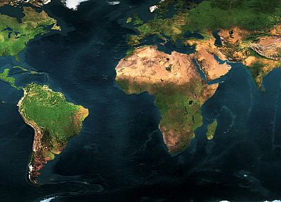 Земля, карта мира - случайные обои для рабочего стола