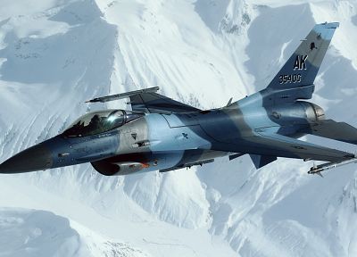 самолет, военный, самолеты, F- 16 Fighting Falcon - случайные обои для рабочего стола