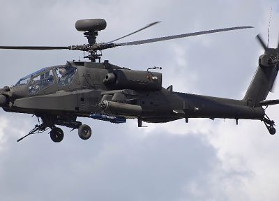 Apache, вертолеты, большой лук, транспортные средства, AH-64 Apache - копия обоев рабочего стола