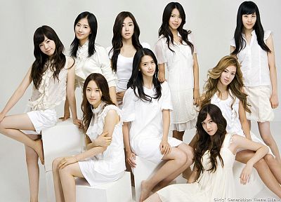 девушки, платье, Girls Generation SNSD (Сонёсидэ), Азиаты/Азиатки, корейский, K-Pop - копия обоев рабочего стола