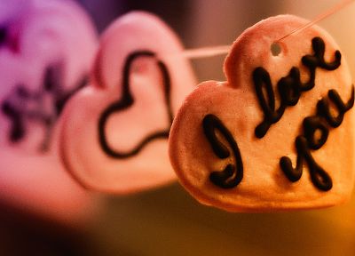 любовь, печенье, сердца - случайные обои для рабочего стола