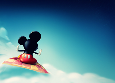 облака, Disney Company, Микки Маус - обои на рабочий стол