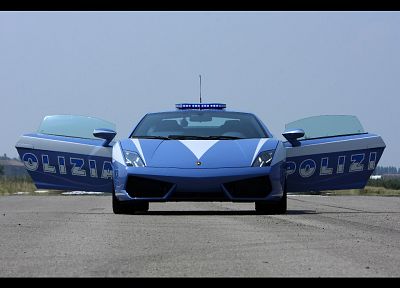 автомобили, полиция, Ламборгини, транспортные средства, Lamborghini Murcielago, Lamborghini Gallardo, итальянские автомобили - случайные обои для рабочего стола