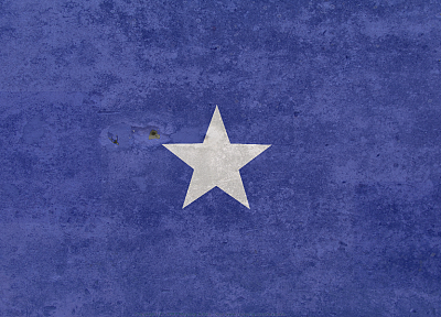 синий, минималистичный, звезды, флаги, Сомали - обои на рабочий стол