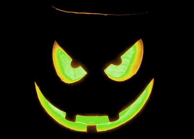 Хэллоуин, оскал, Jack O Lantern, тыквы - обои на рабочий стол