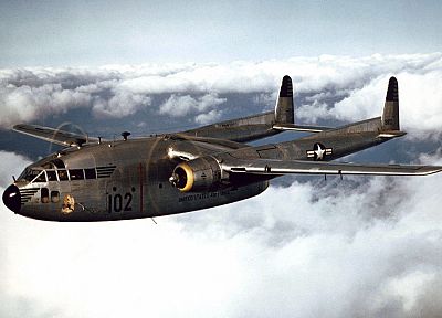 самолет, ВВС США, транспортные средства, ВВС, Fairchild Самолеты, C- 119, Летающий Boxcar, старой фотографии - случайные обои для рабочего стола