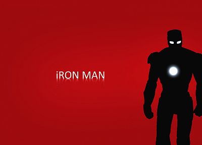 Железный Человек, красный цвет, силуэты, Марвел комиксы - копия обоев рабочего стола