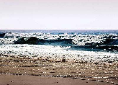 океан, природа, волны, море, пляжи - копия обоев рабочего стола