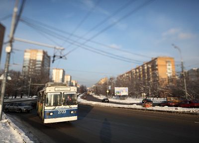 Россия, Москва, троллейбус - копия обоев рабочего стола