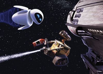 космическое пространство, кино, Wall-E - случайные обои для рабочего стола