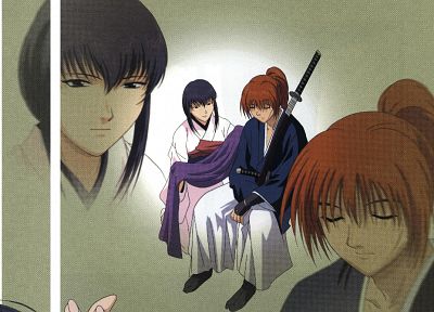 Rurouni Kenshin, аниме - копия обоев рабочего стола