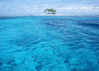 синий, острова, море - случайные обои для рабочего стола