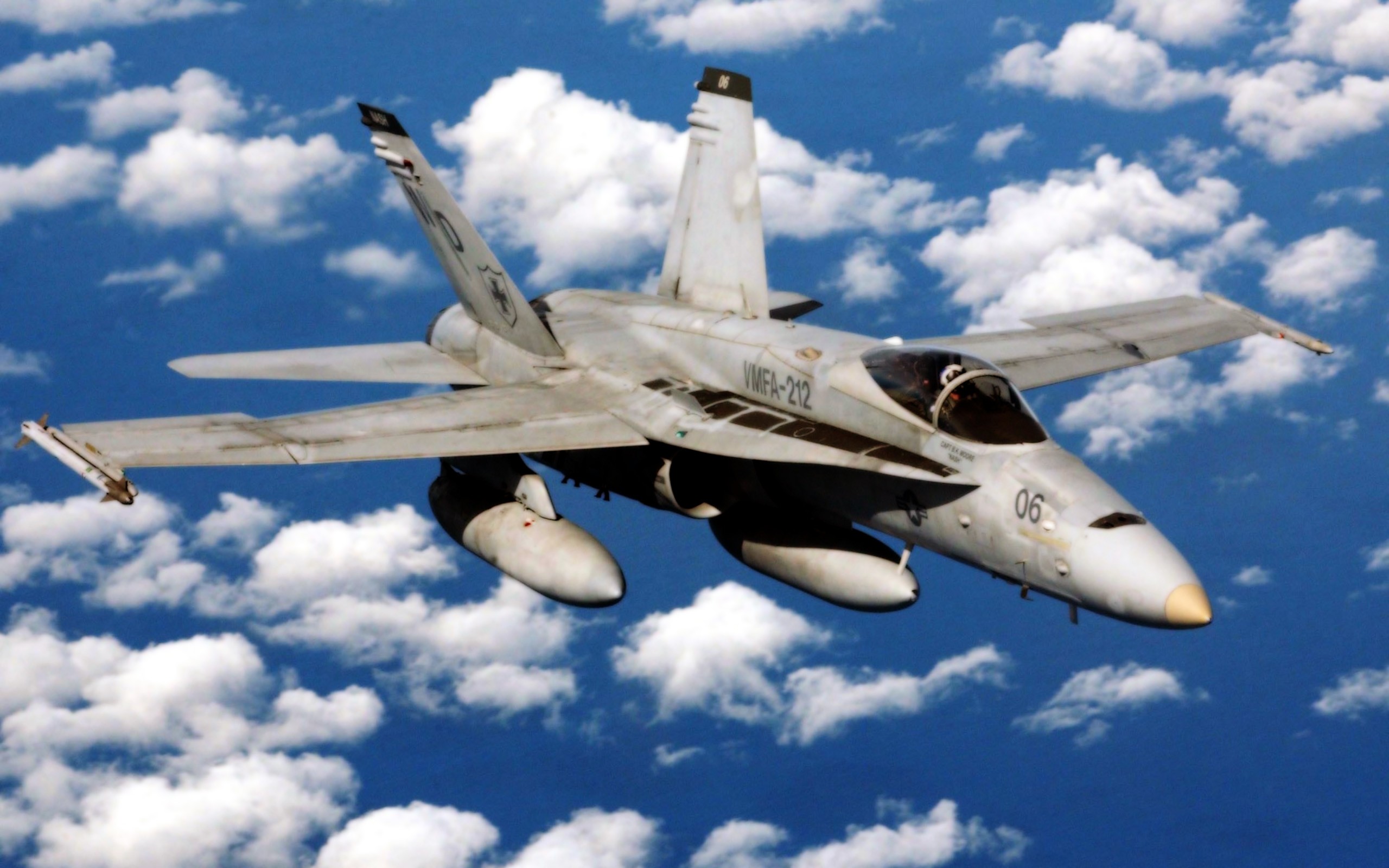 самолет, военный, USMC, F18 Hornet - обои на рабочий стол