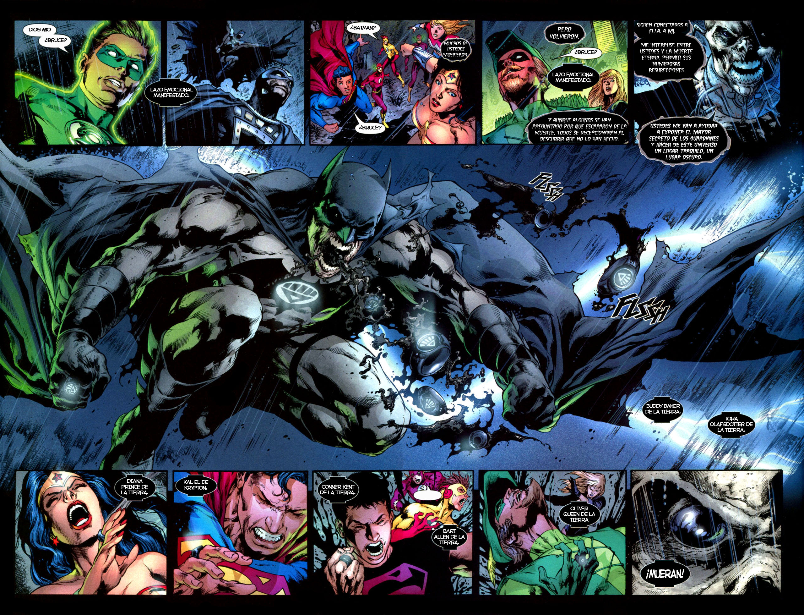 Зеленый Фонарь, Бэтмен, DC Comics, супермен, черная Ночь, Wonder Woman - обои на рабочий стол