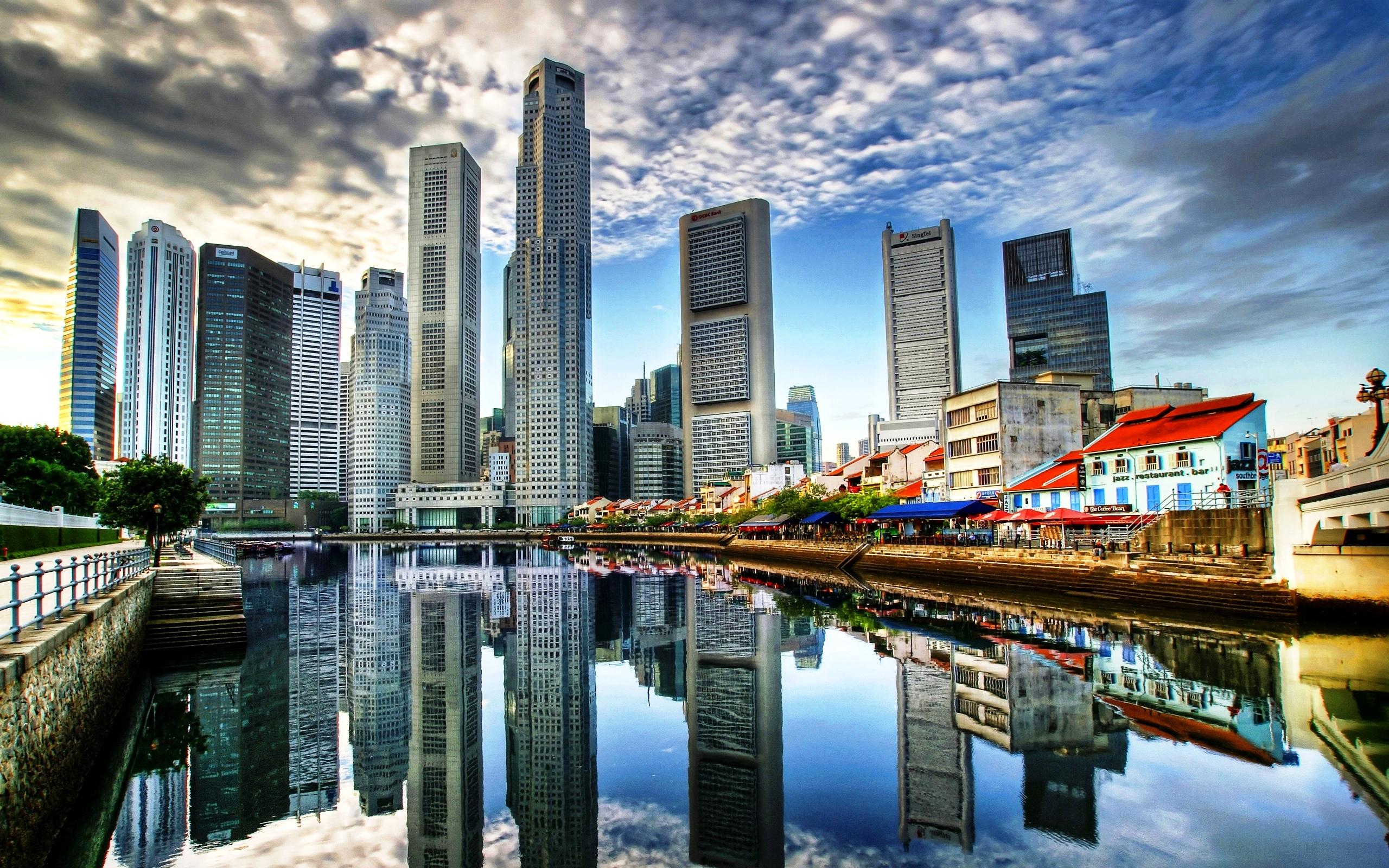 Сингапур панорама