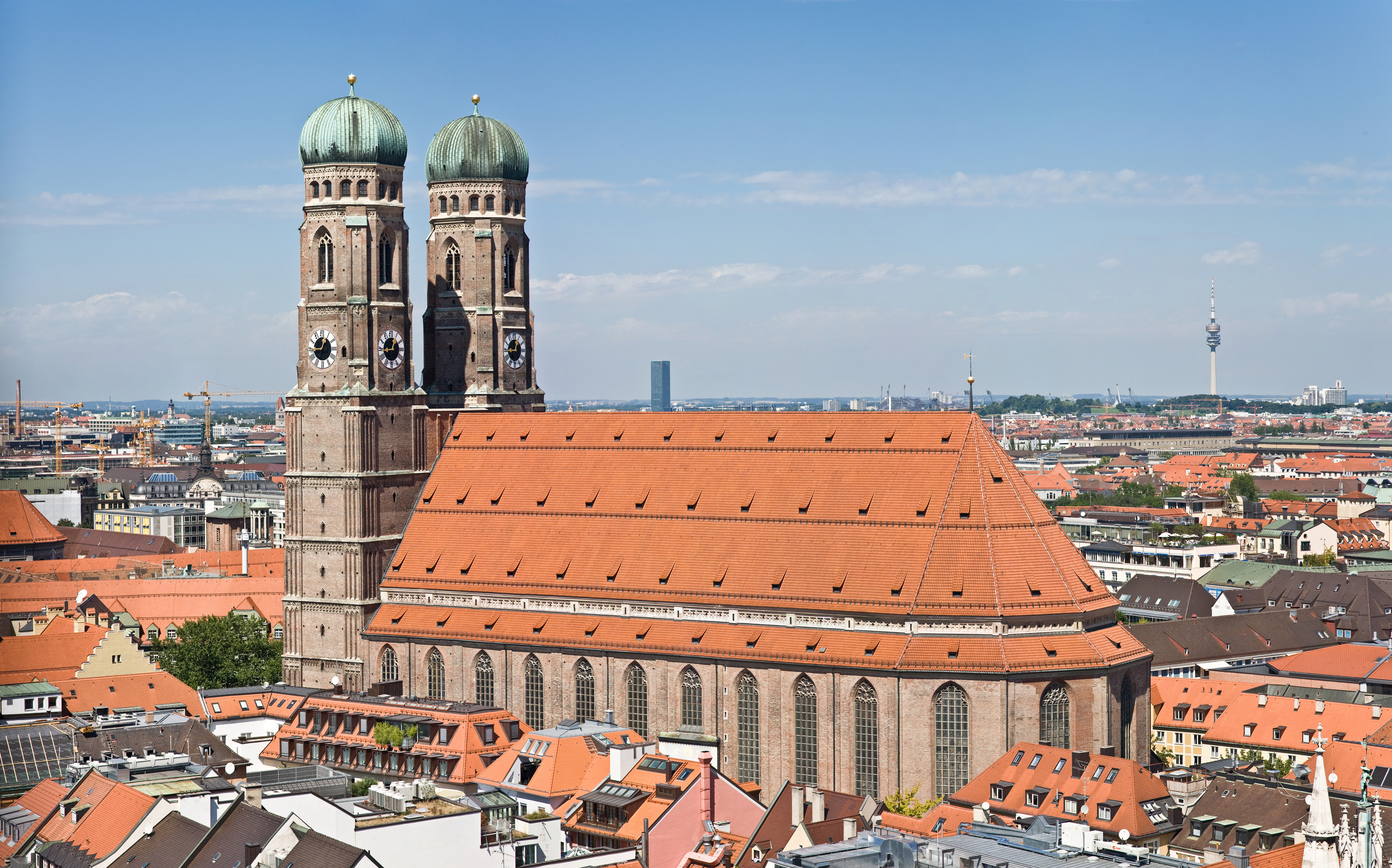 города, церкви, Мюнхен - обои на рабочий стол