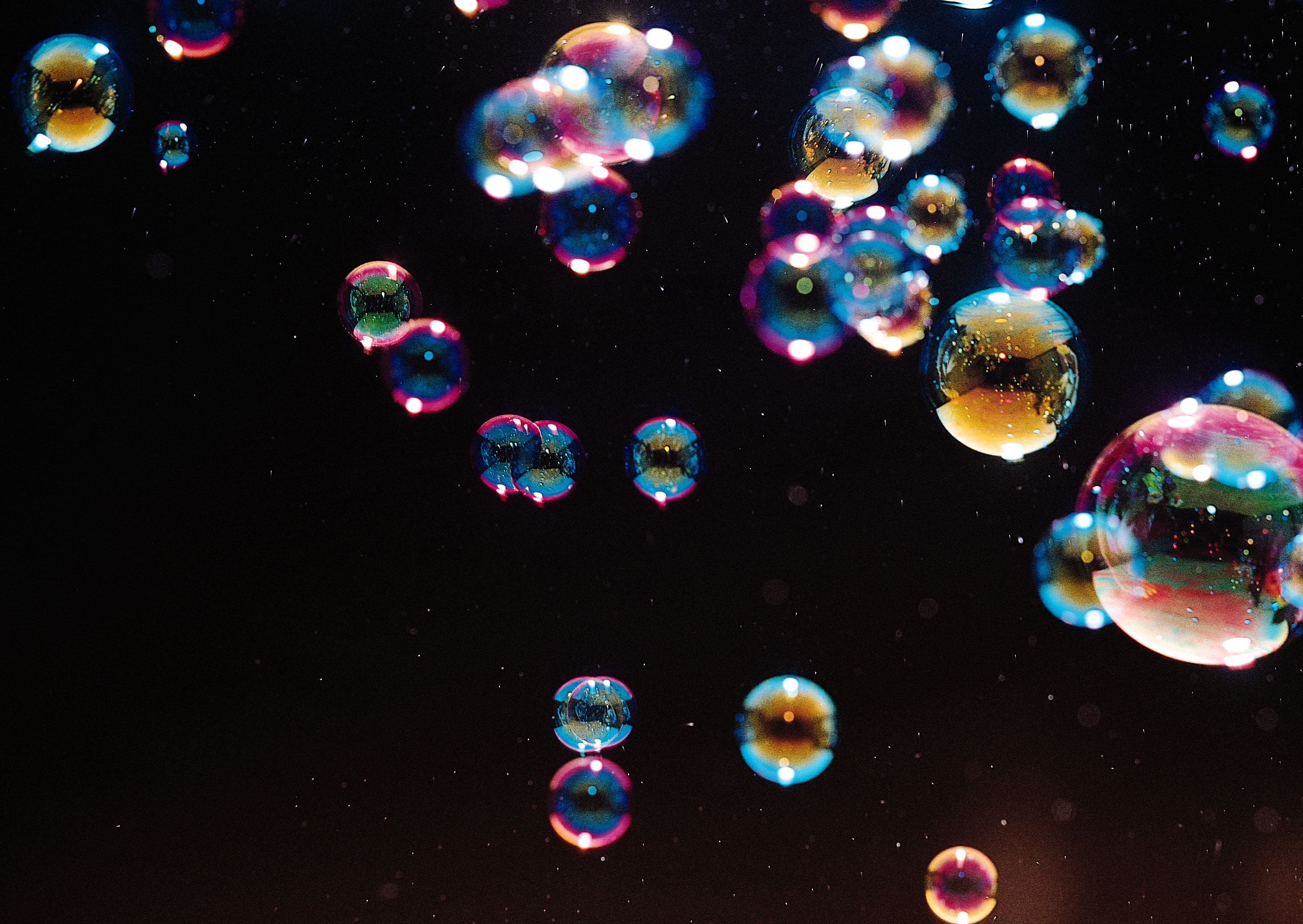 пузыри - обои на рабочий стол