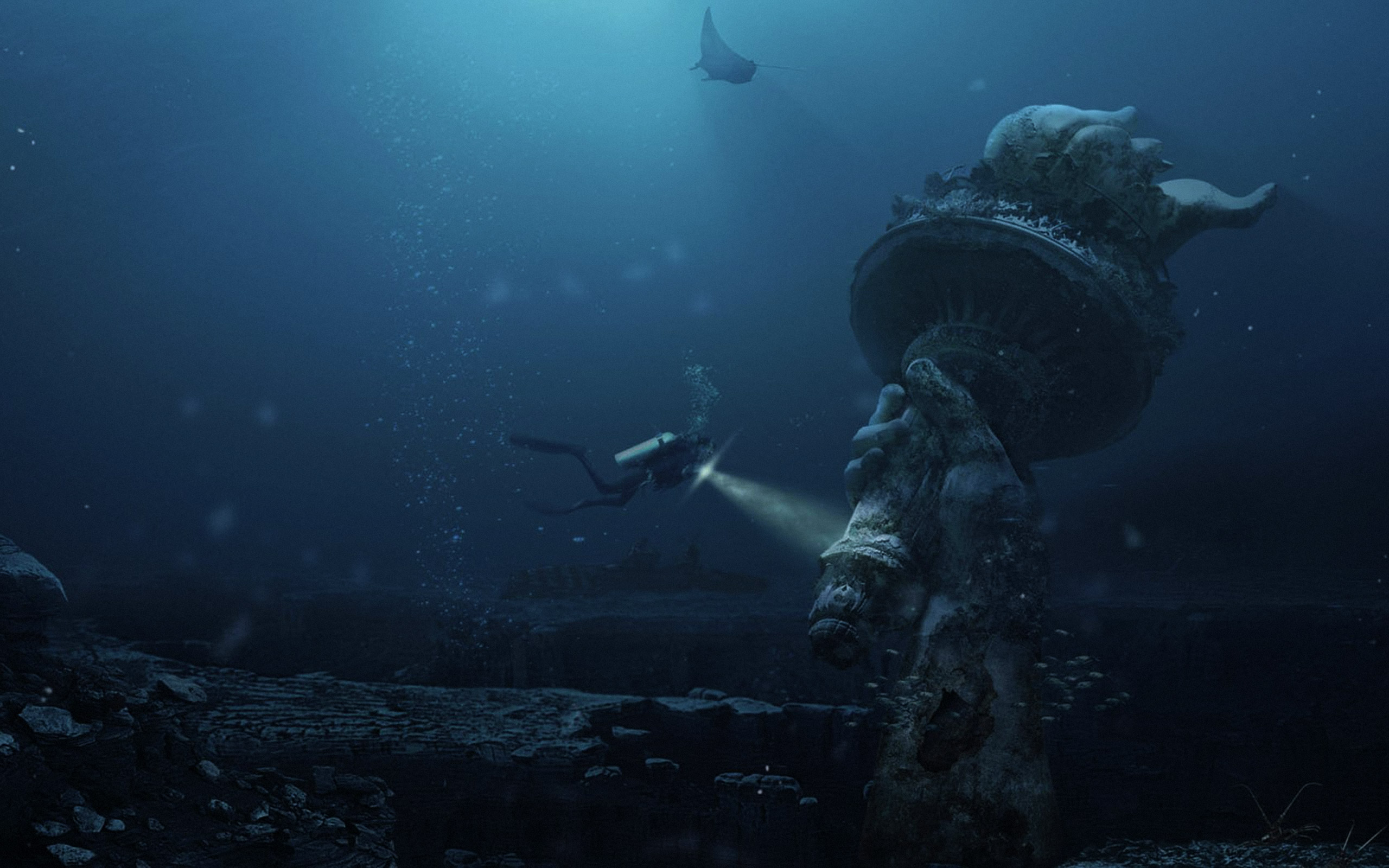 Глубина жуткий. Дно океана. Под водой. Глубины океана подводный мир. Страшное дно океана.