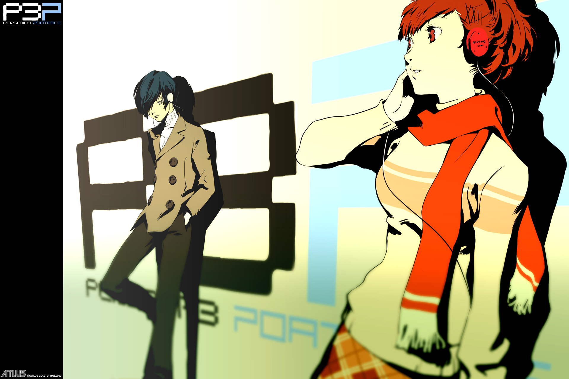 Персона серии, Persona 3, Arisato Минато, Героиня ( Persona 3 ) - обои на рабочий стол