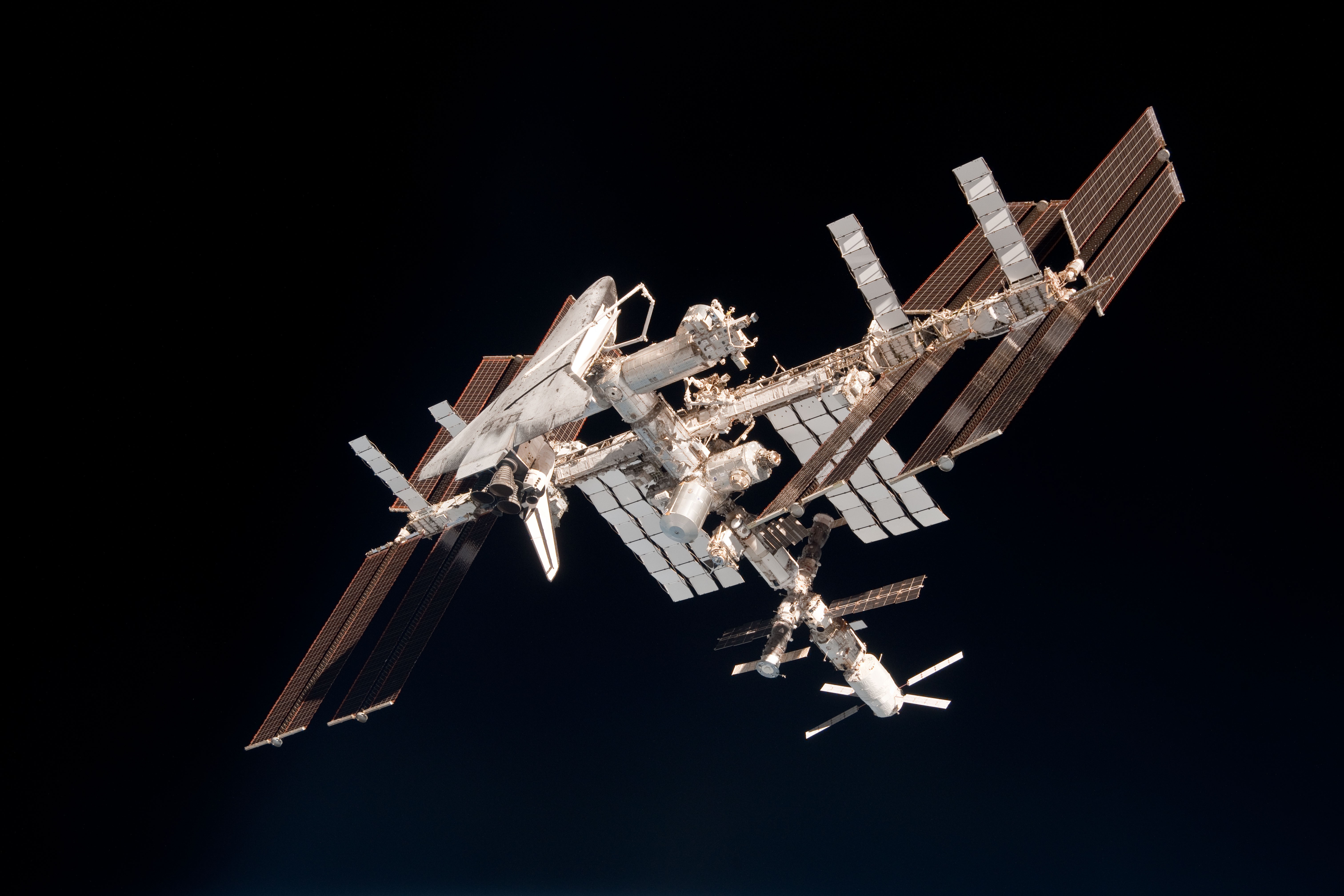 МКС, космический челнок, НАСА, космическая станция, стремиться - обои на рабочий стол