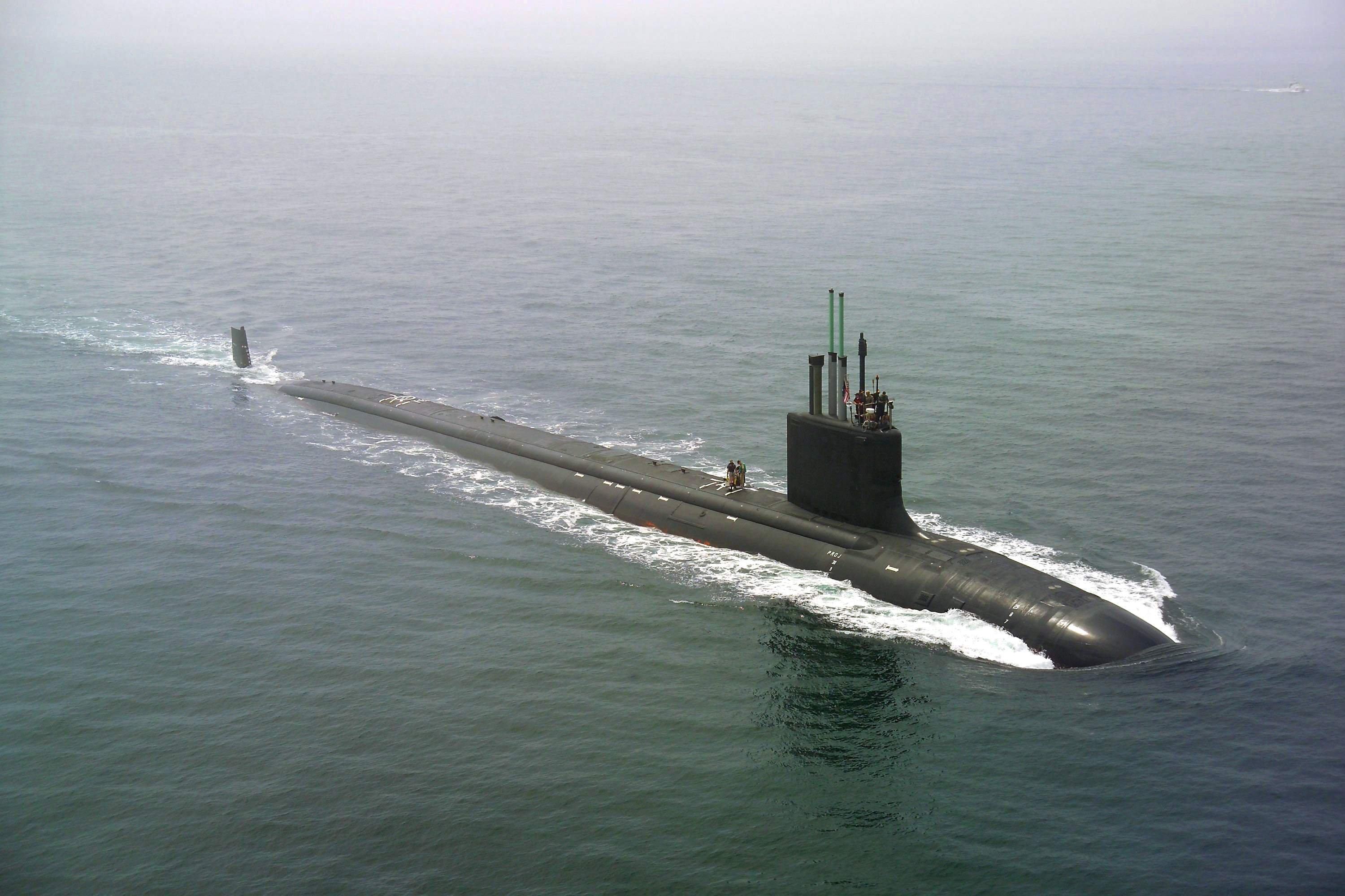 военный, ВМС США, подводная лодка - обои на рабочий стол
