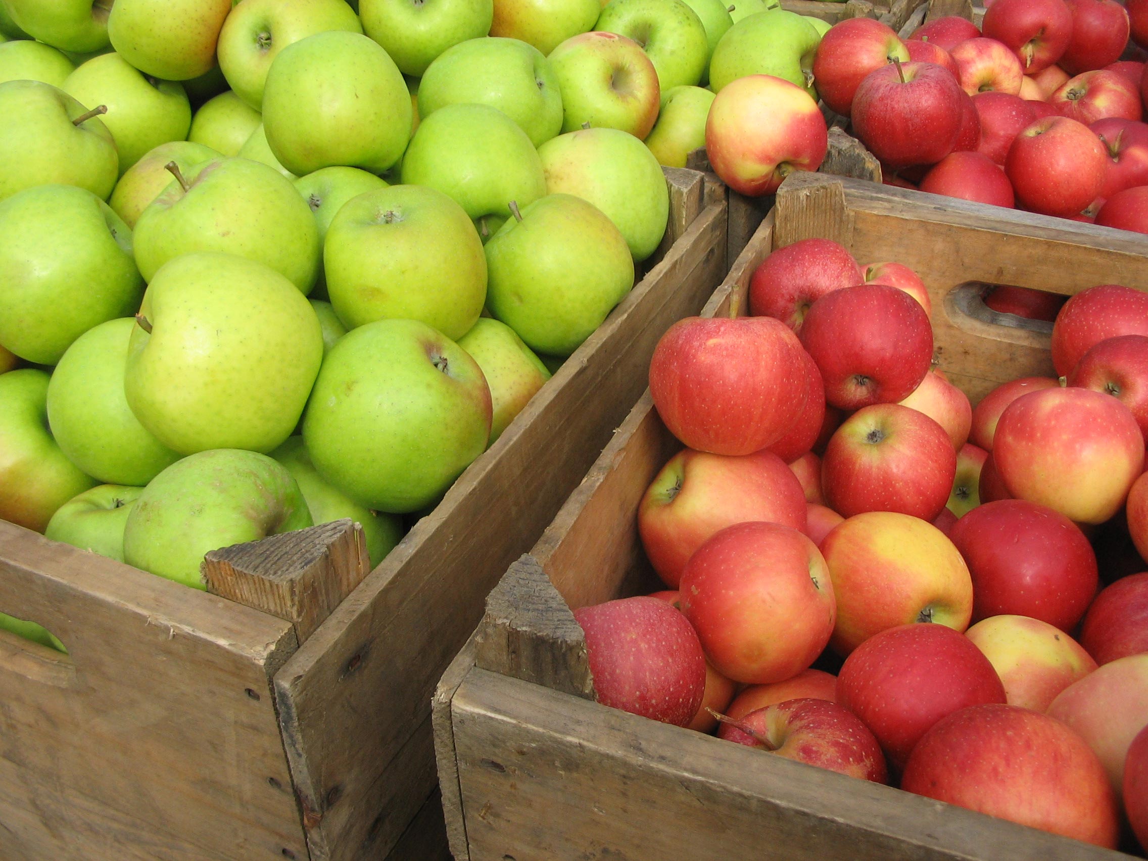 фрукты, еда, яблоки - обои на рабочий стол