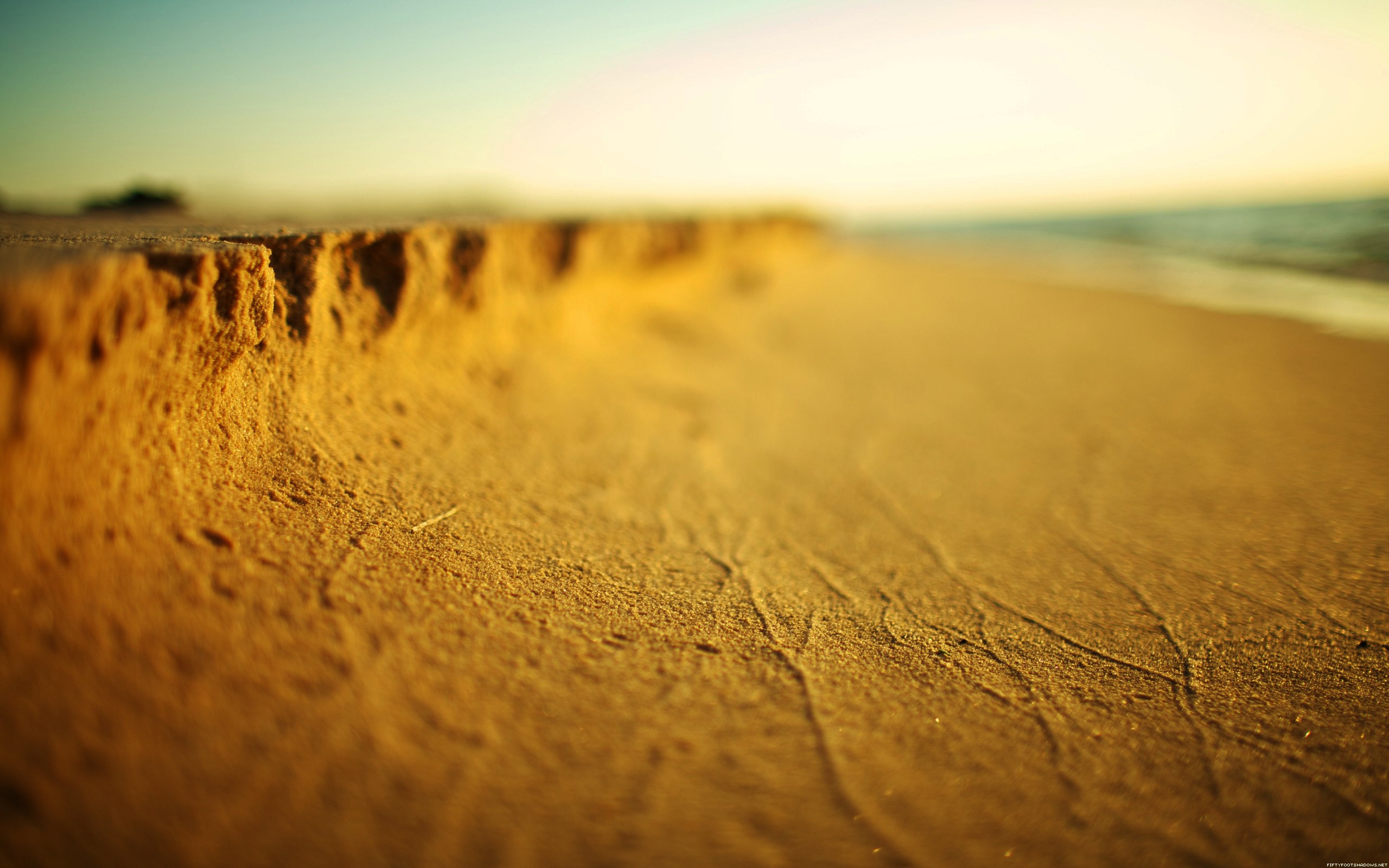 песок, глубина резкости, пляжи - обои на рабочий стол