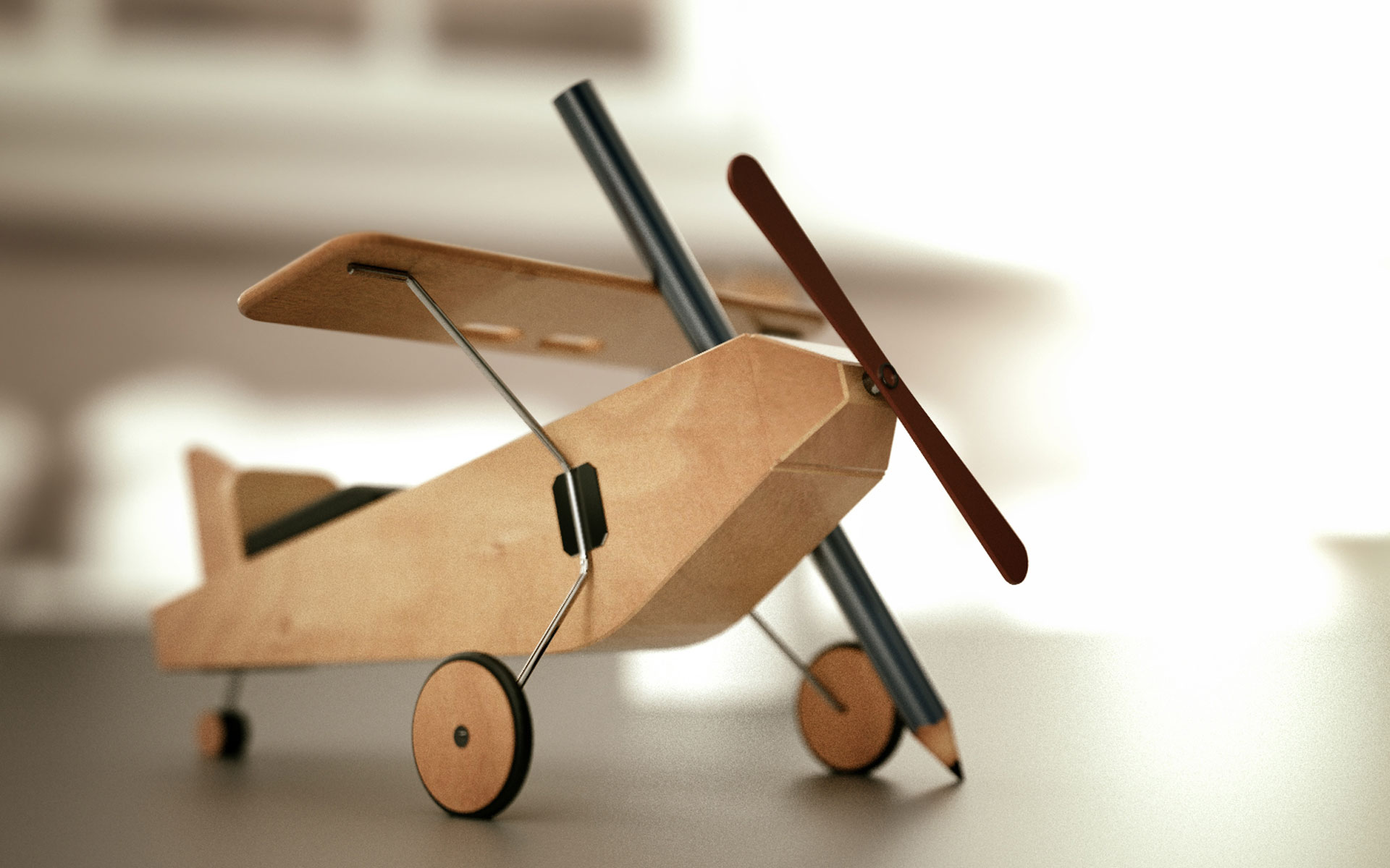 самолет, игрушки (дети ) - обои на рабочий стол