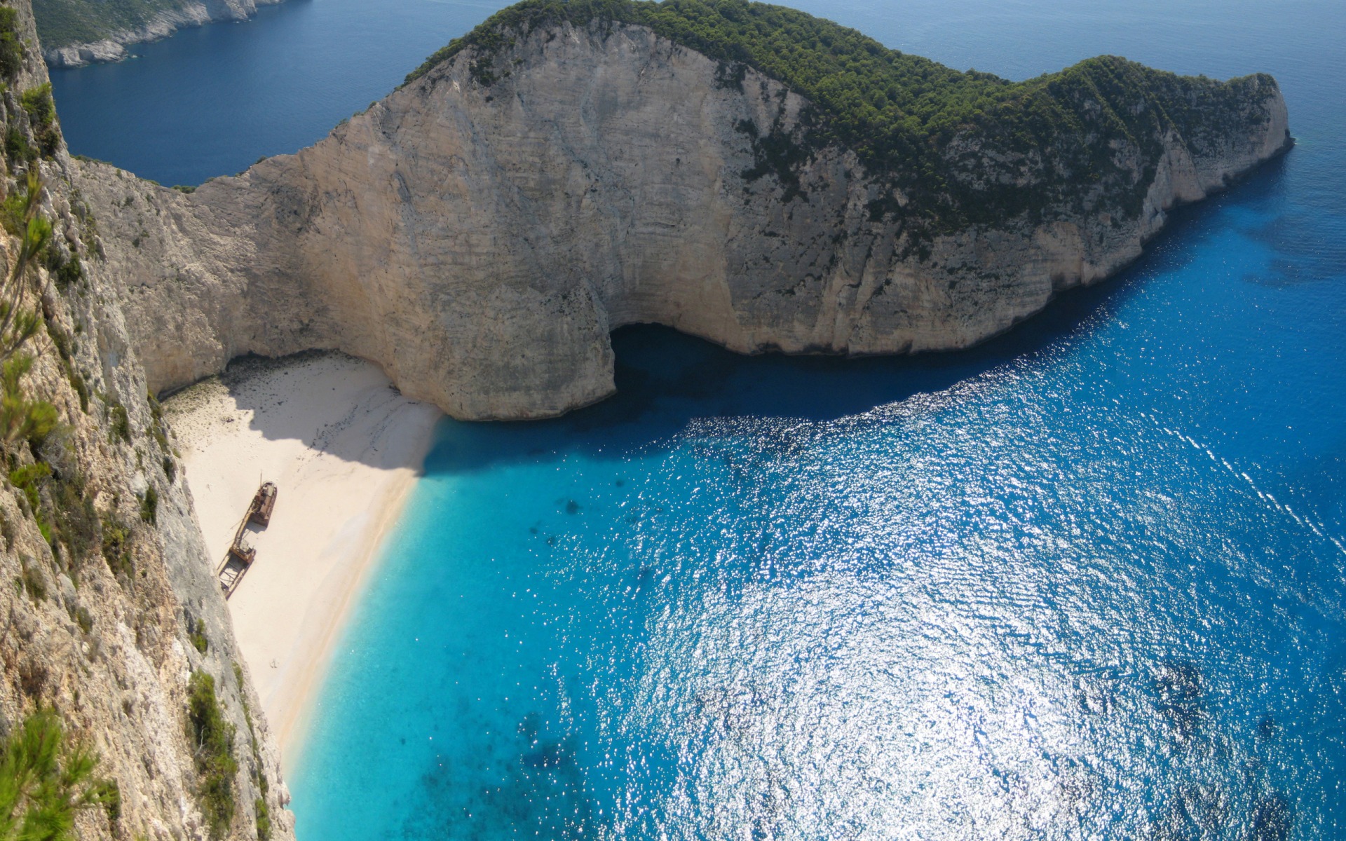 Греция, Закинтос, пляжи - обои на рабочий стол