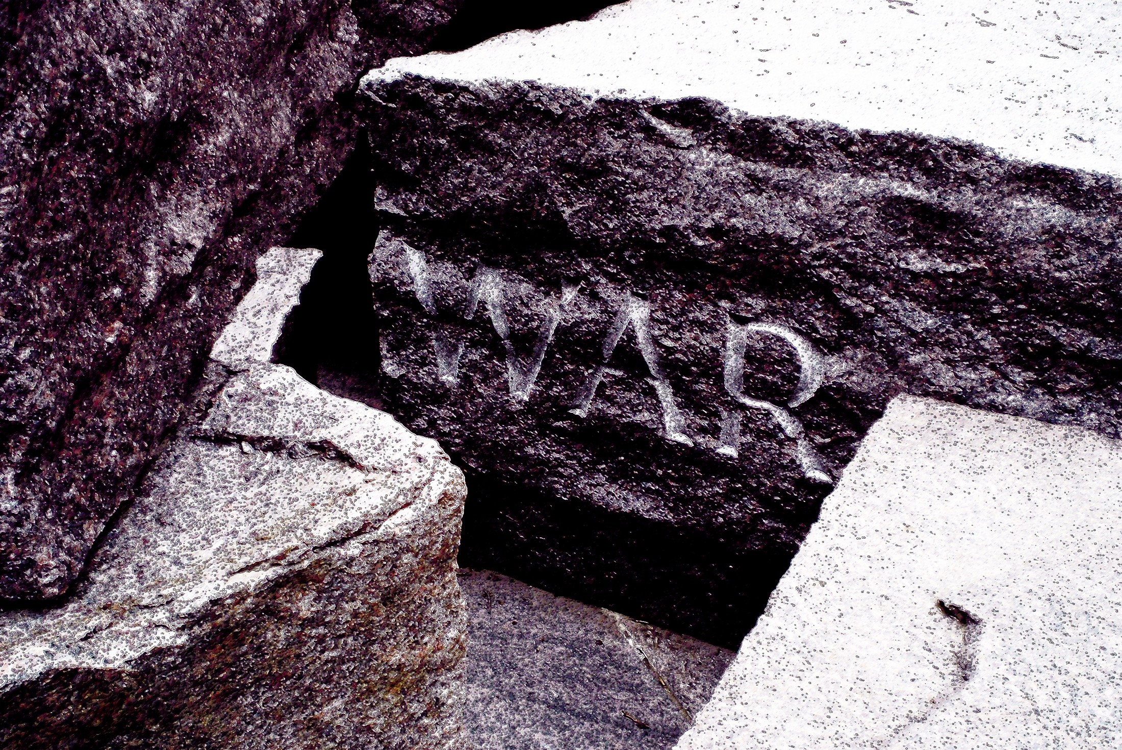 война, скалы, камни, травление - обои на рабочий стол