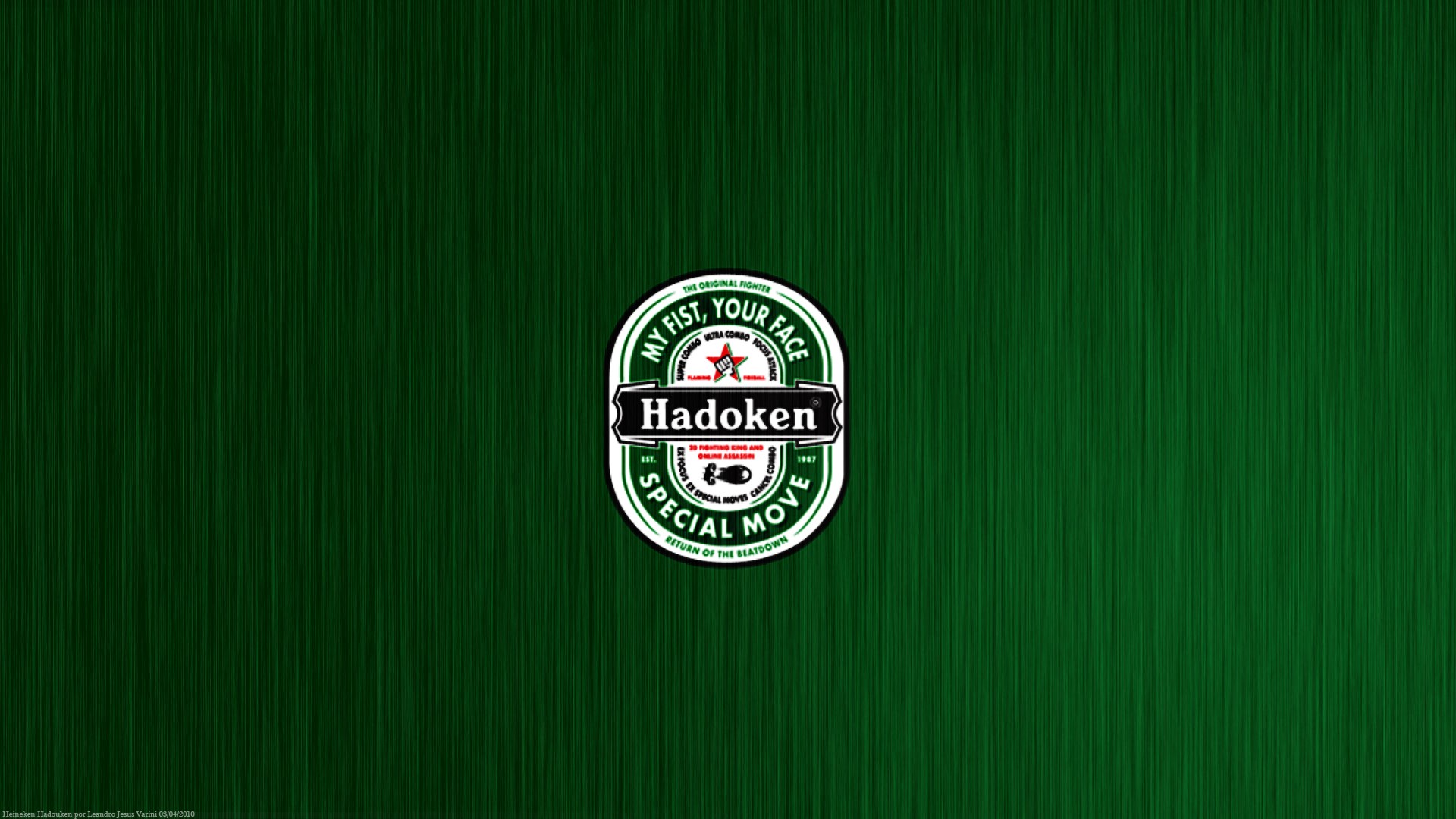 Street Fighter, Heineken, логотипы - обои на рабочий стол