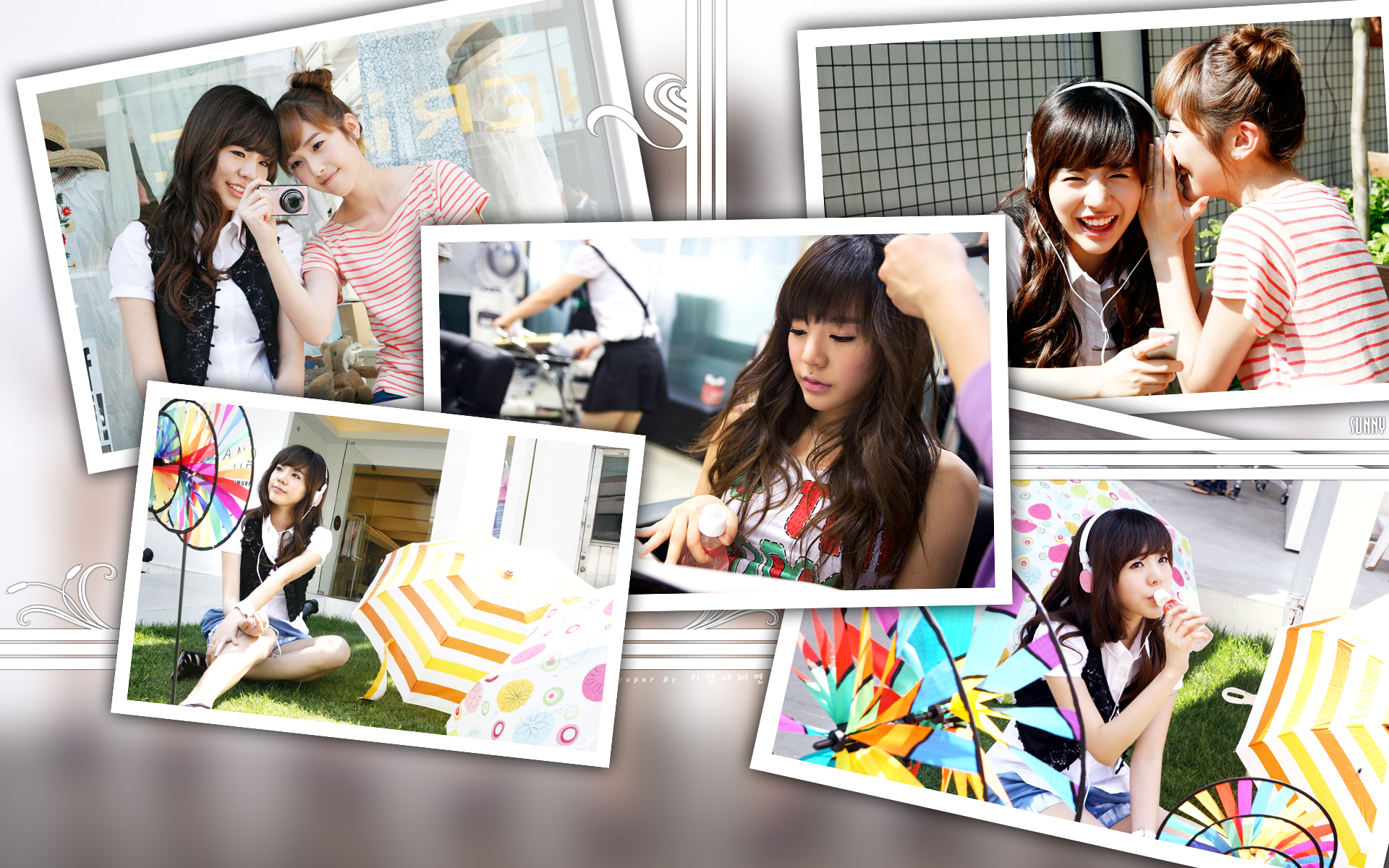Girls Generation SNSD (Сонёсидэ), знаменитости, Джессика Юнг, Ли Вскоре Кю - обои на рабочий стол