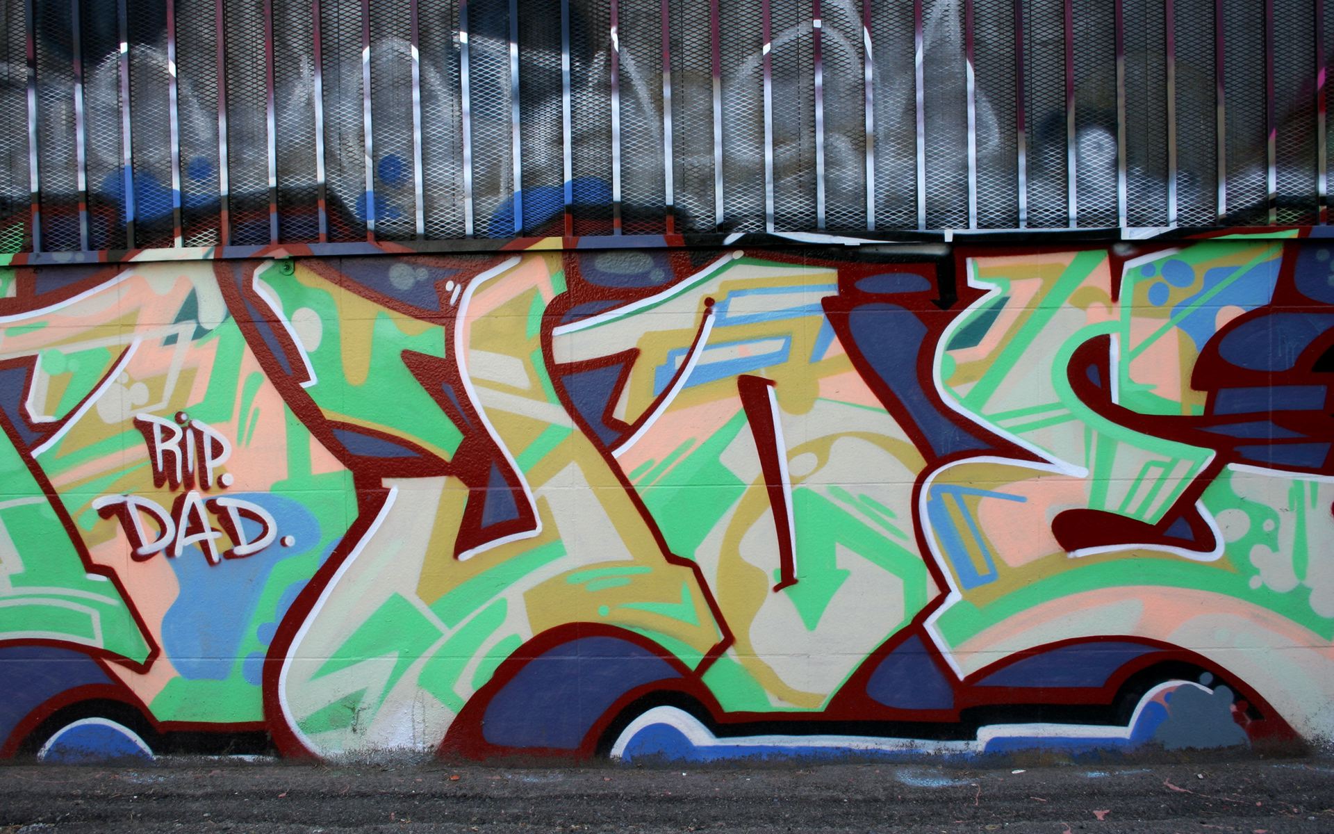 граффити, городской, стрит-арт - обои на рабочий стол