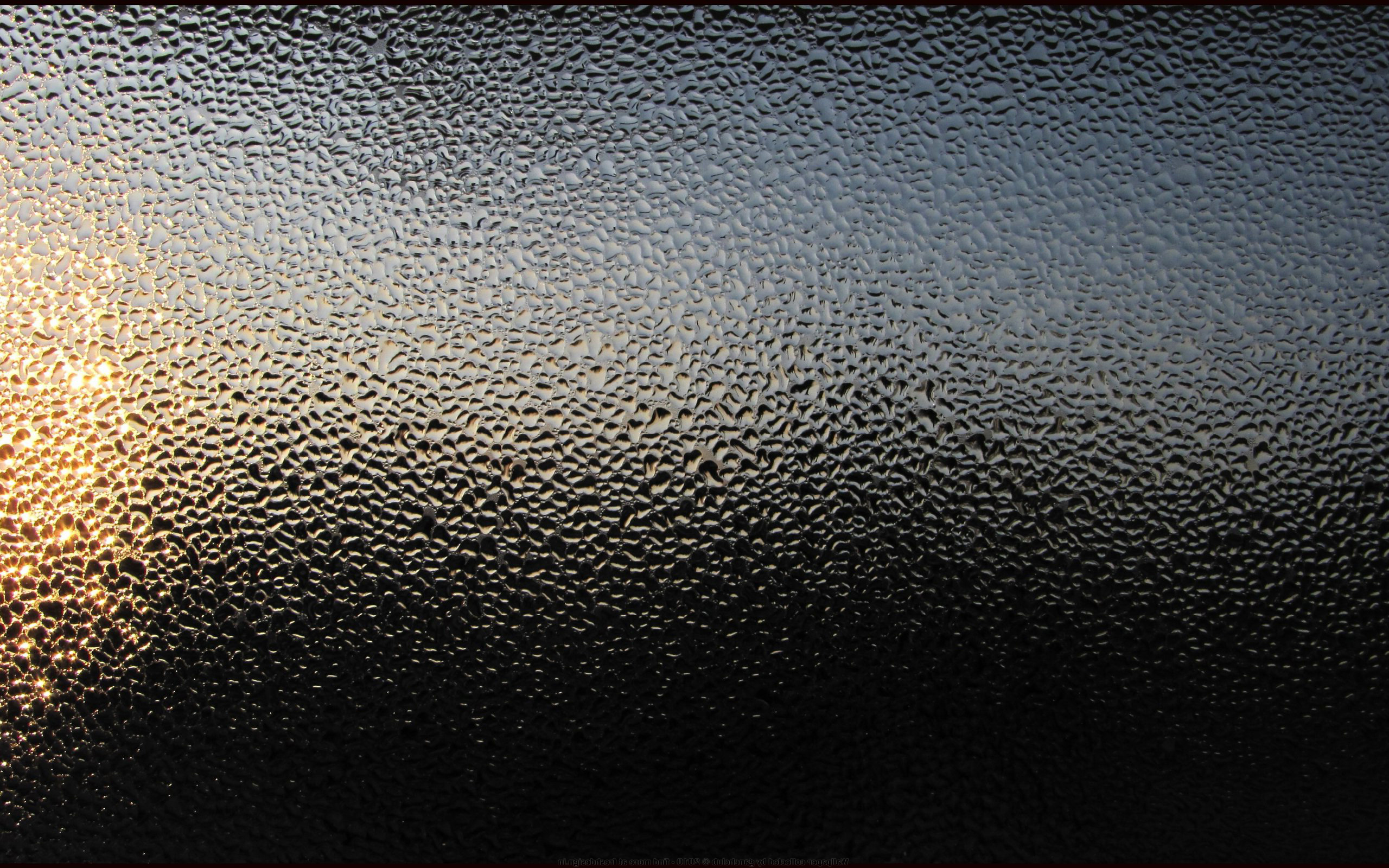 капли воды, конденсация, дождь на стекле - обои на рабочий стол