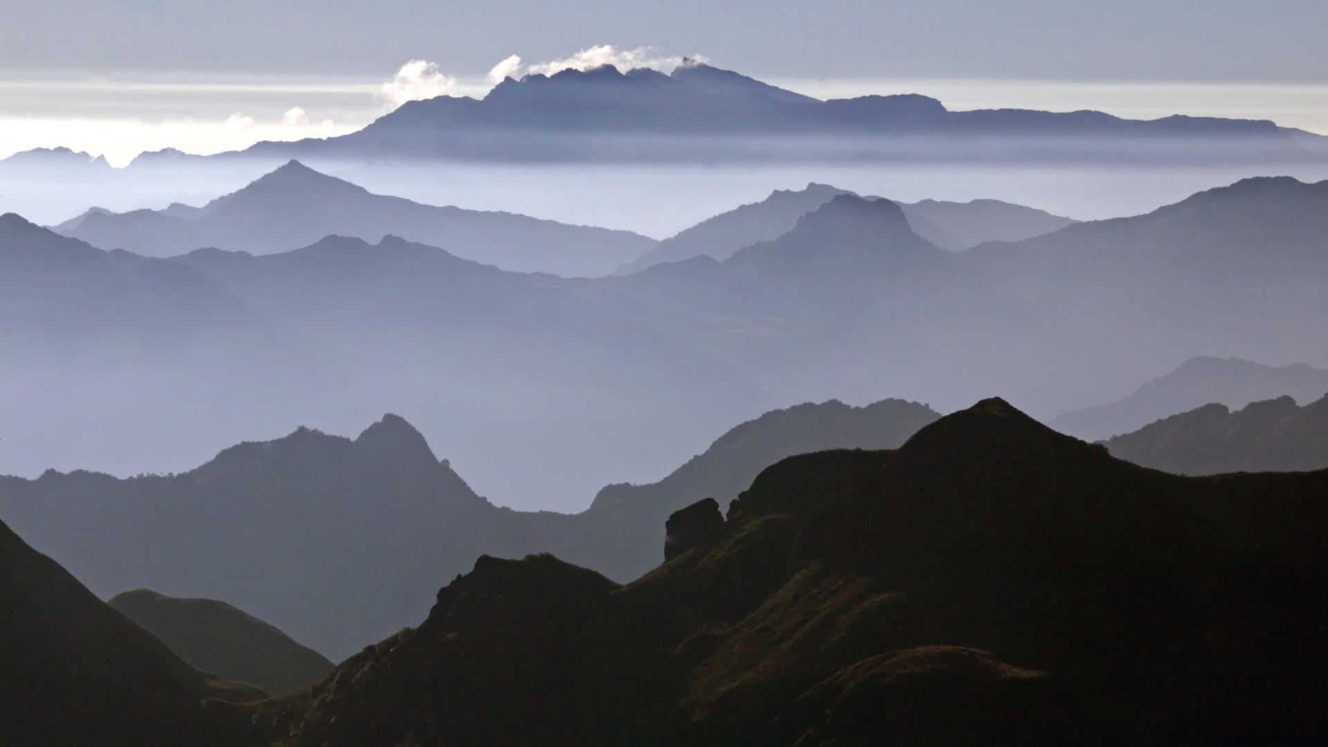 горы, пейзажи, природа, туман, Эквадор - обои на рабочий стол