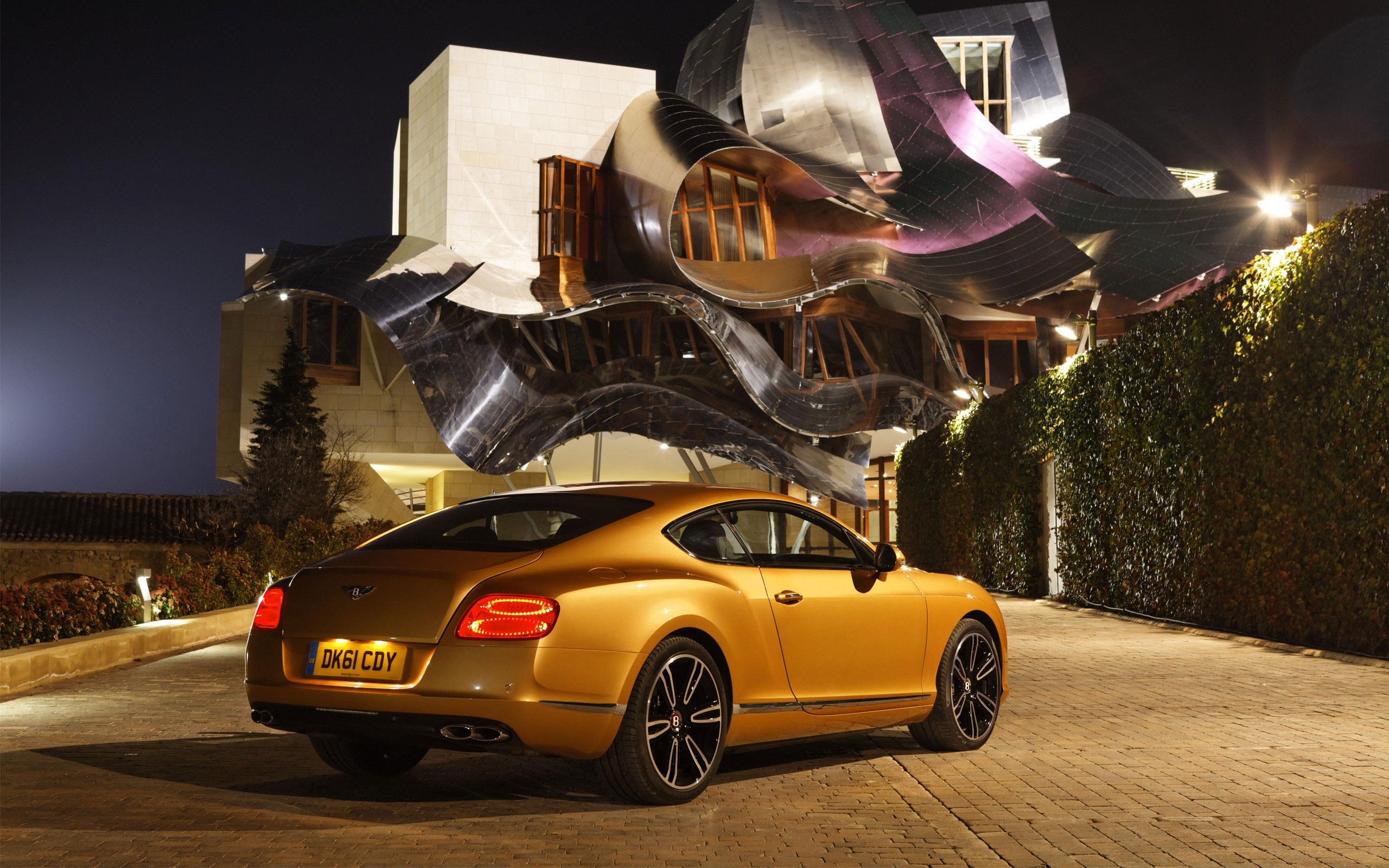 золото, Bentley Continental GT - обои на рабочий стол