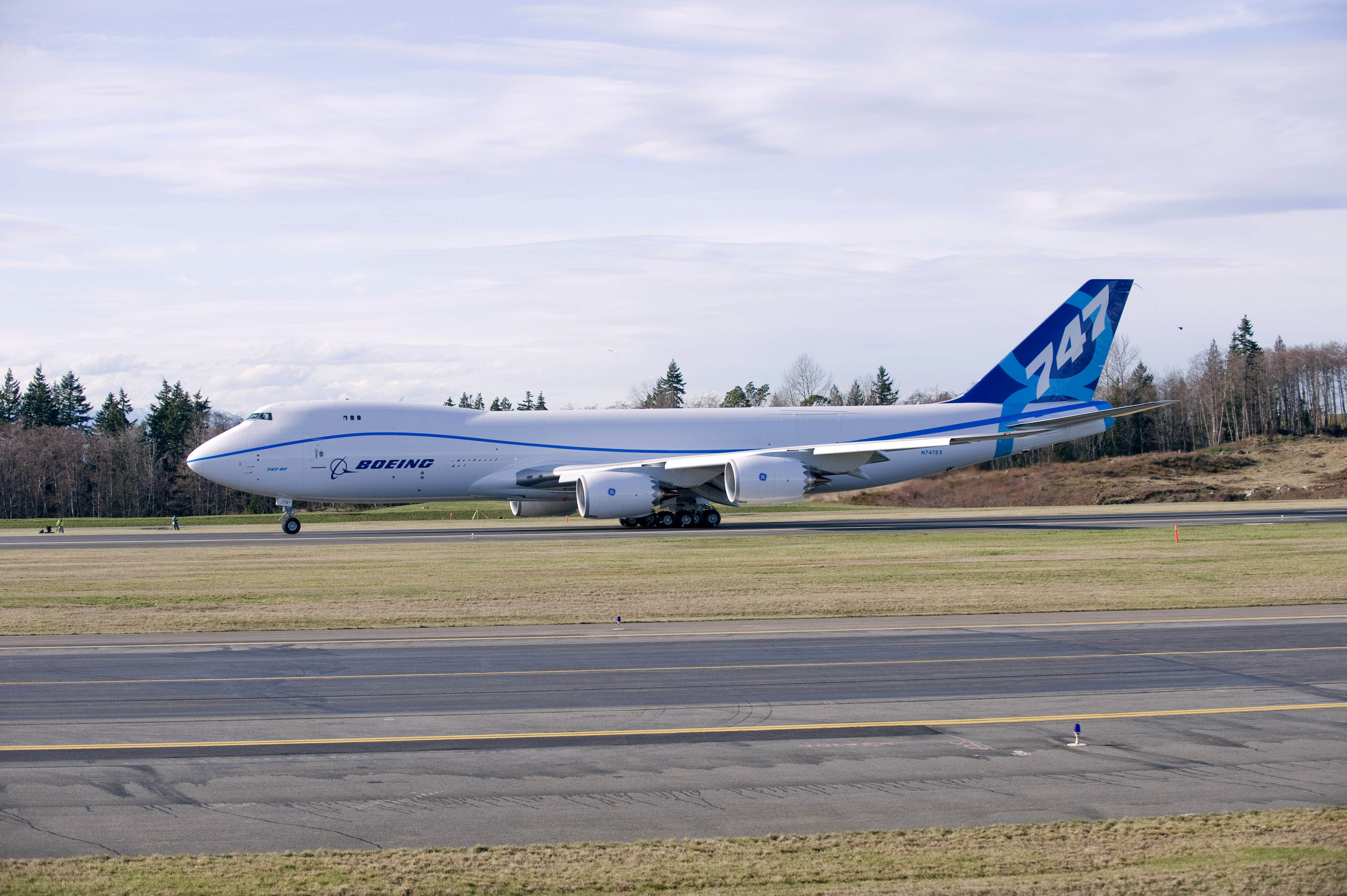самолет, Boeing 747 - обои на рабочий стол