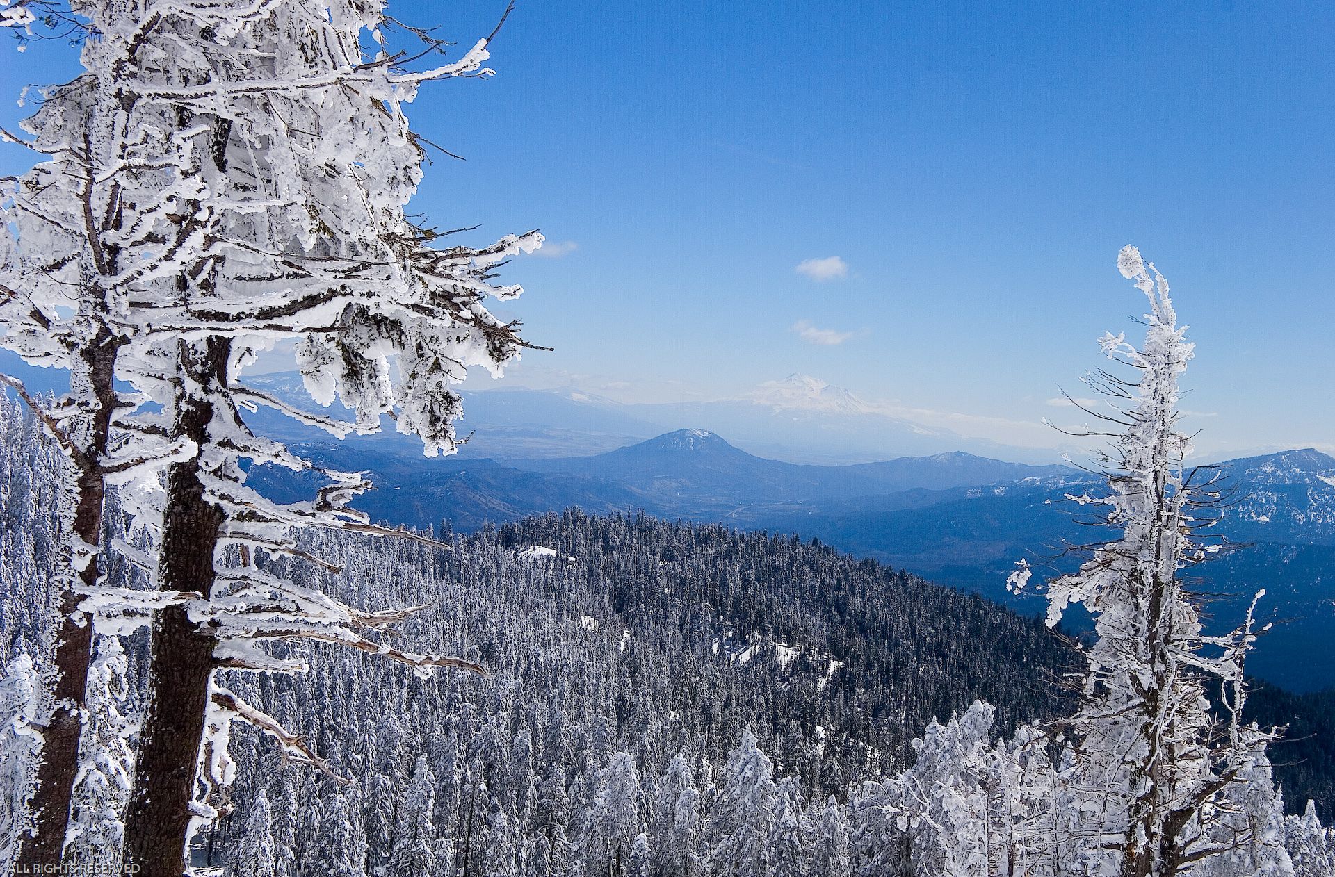 горы, пейзажи, природа, зима, снег, леса - обои на рабочий стол