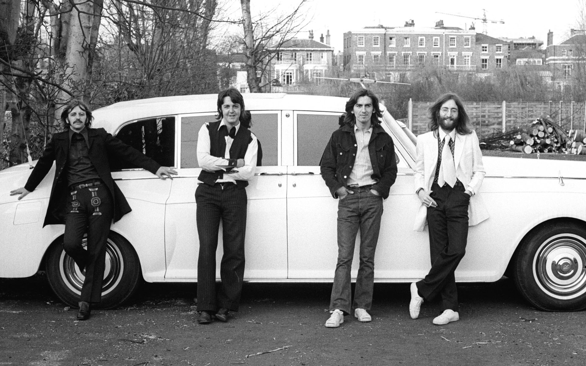 The Beatles, Джон Леннон, 1969, Джордж Харрисон, Ринго Старр, Пол Маккартни - обои на рабочий стол