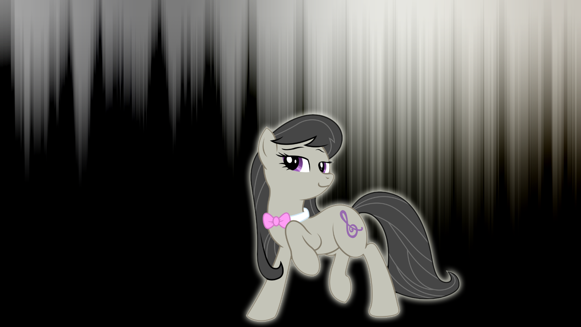 My Little Pony, светятся, Octavia - обои на рабочий стол