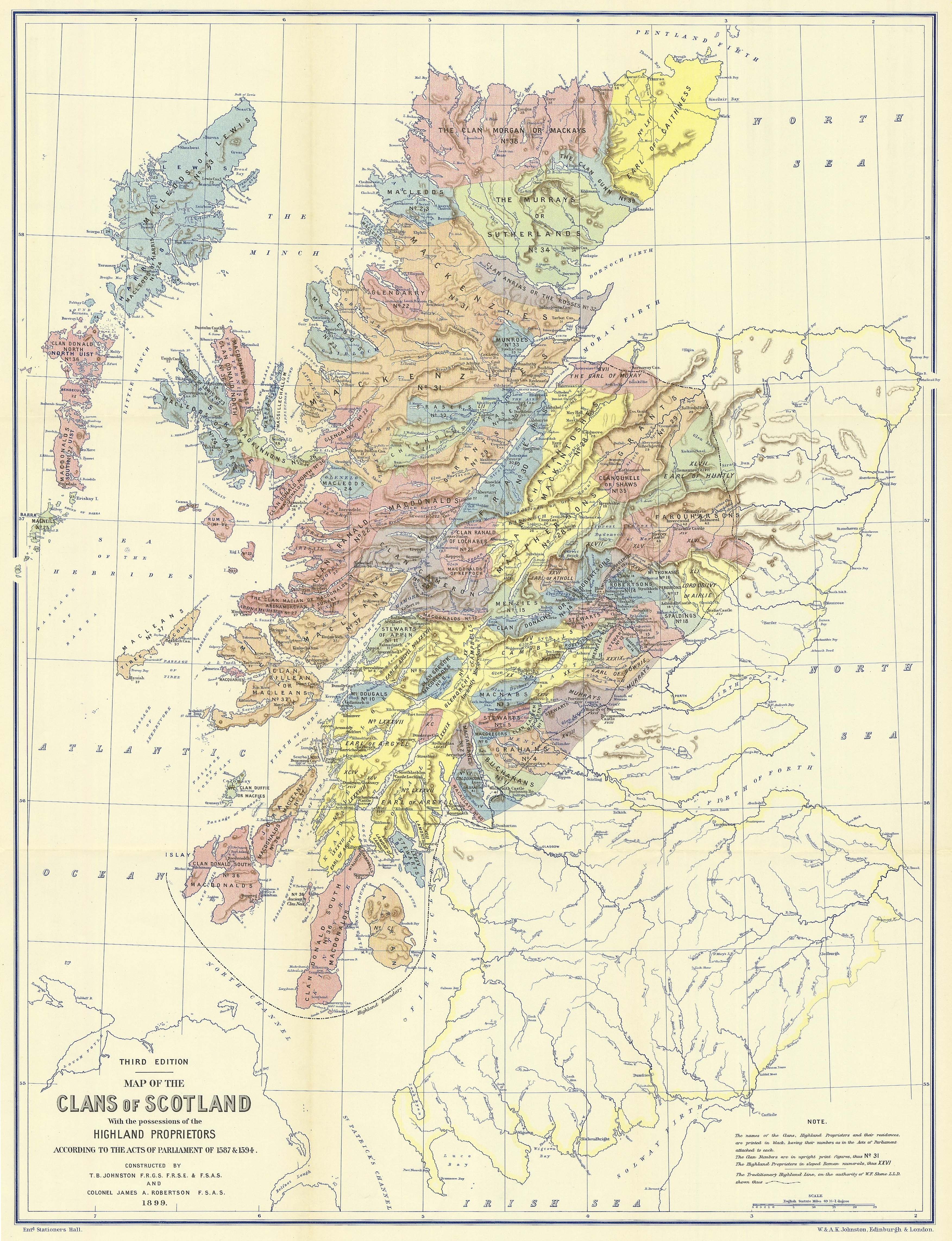 карты, Шотландия - обои на рабочий стол