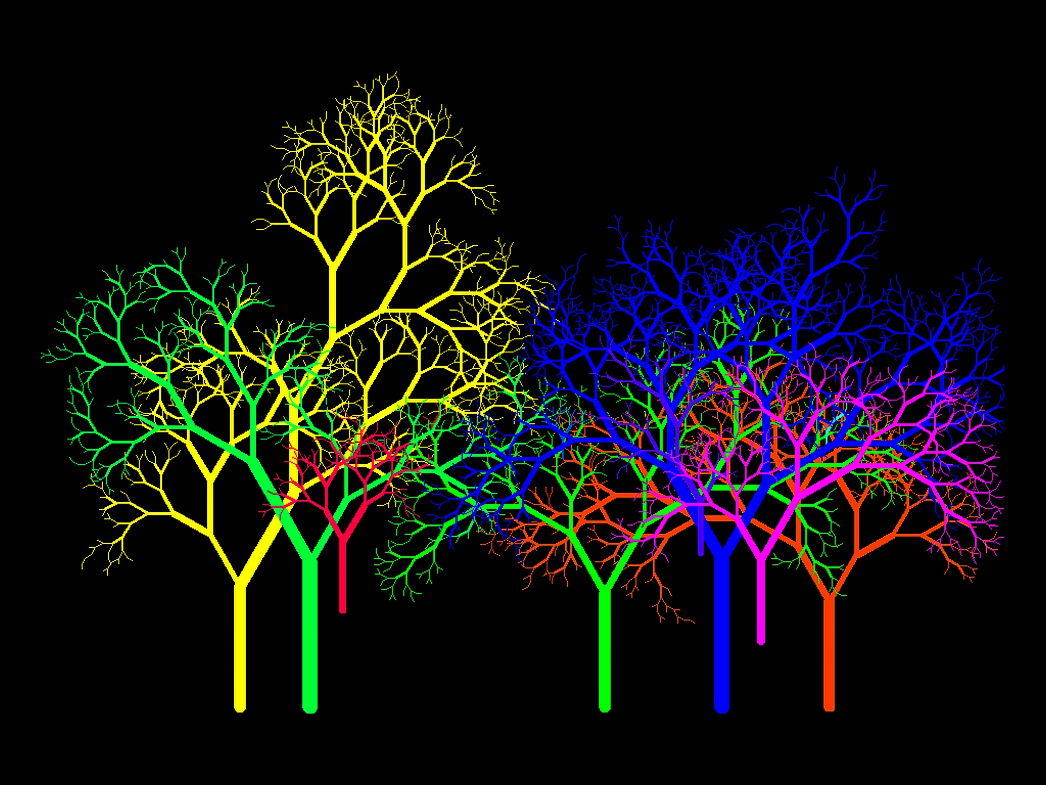 Фрактальные деревья