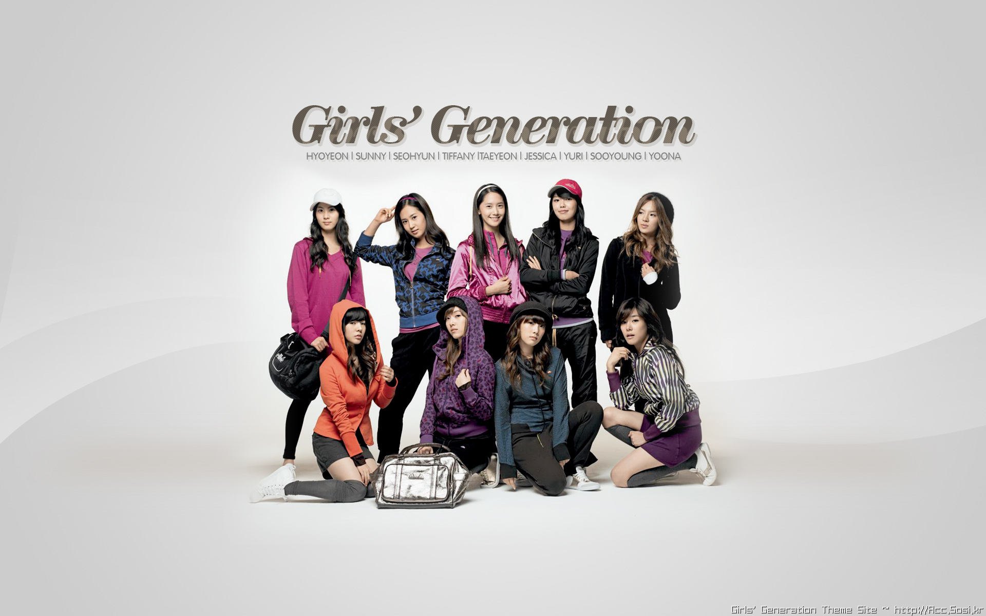 девушки, Girls Generation SNSD (Сонёсидэ), знаменитости - обои на рабочий стол